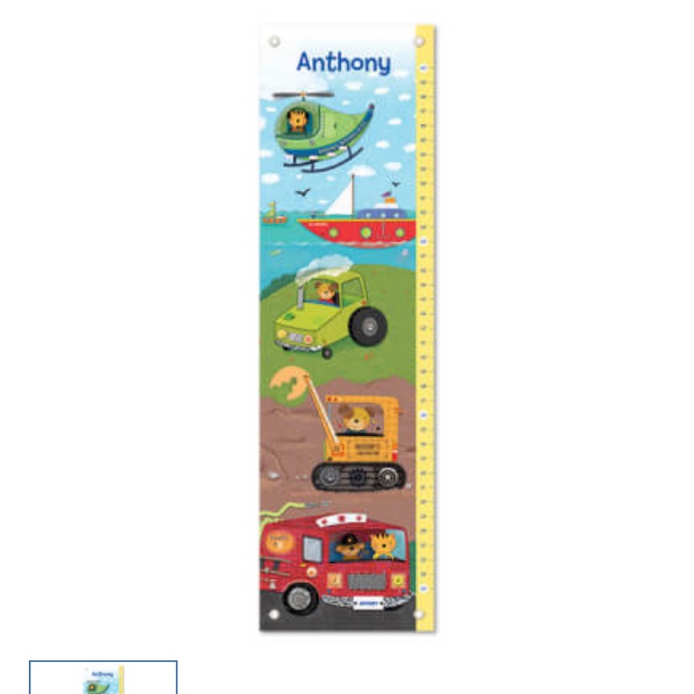 Colorful Kids Growth Chart